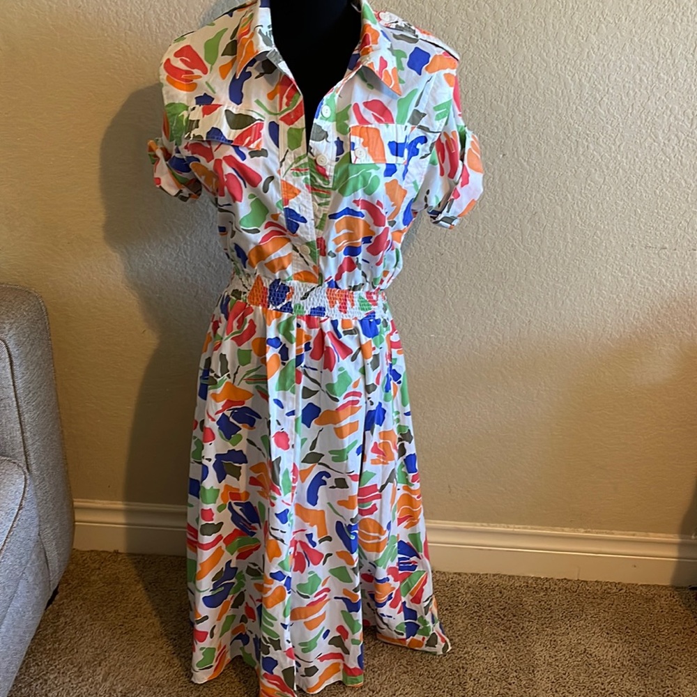 Vintage colorful dress - Picture 1 of 4
